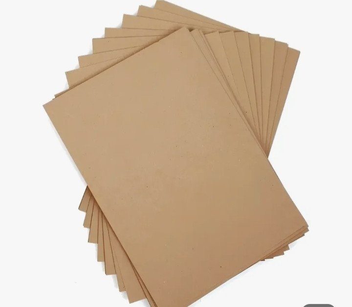 Papel KRAFT (PACOTE) 80g (10 FOLHAS)