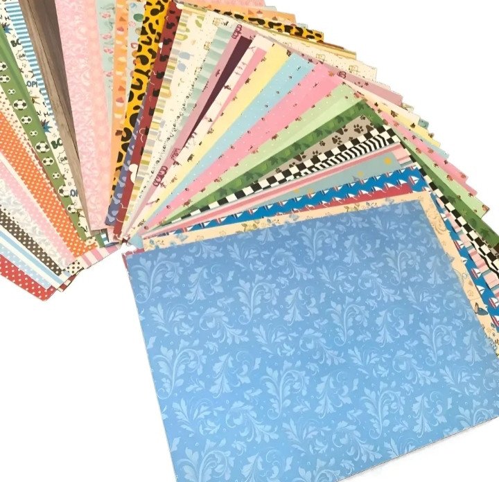 Papel Colorset ESTAMPADO (PACOTE 50 FOLHAS)