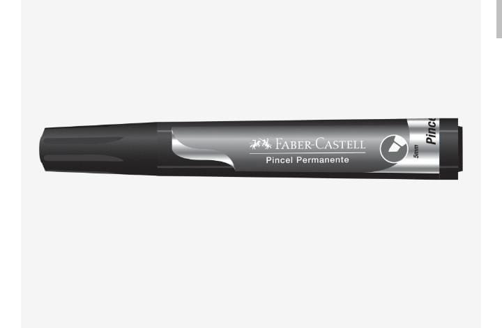 Marcador quadro branco PRETO - FABER CASTELL