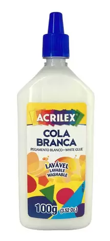 COLA BRANCA 100G ACRILEX