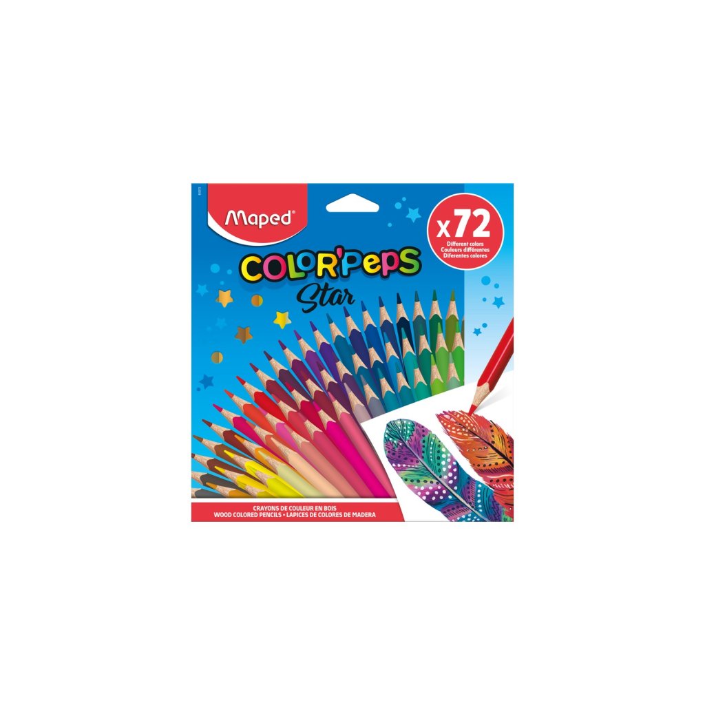 LAPIS DE COR MAPED COLOR´PEPS STAR 72X1 CORES