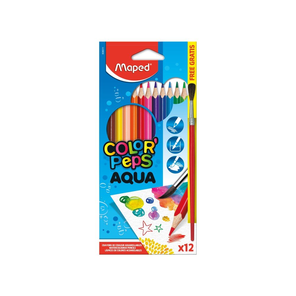 LAPIS DE COR MAPED AQUARELAVEL 12X1 CORES