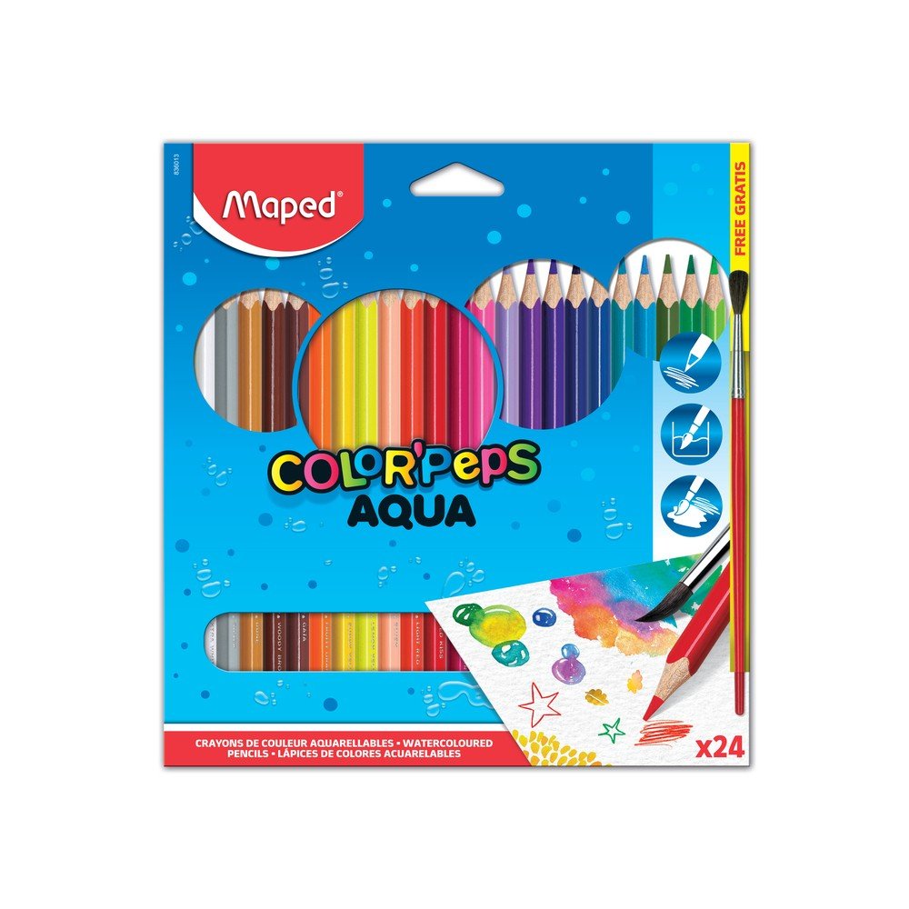 LAPIS DE COR MAPED AQUARELAVEL 24X1 CORES
