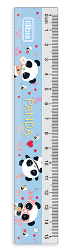 REGUA 15 CM PANDA TILIBRA