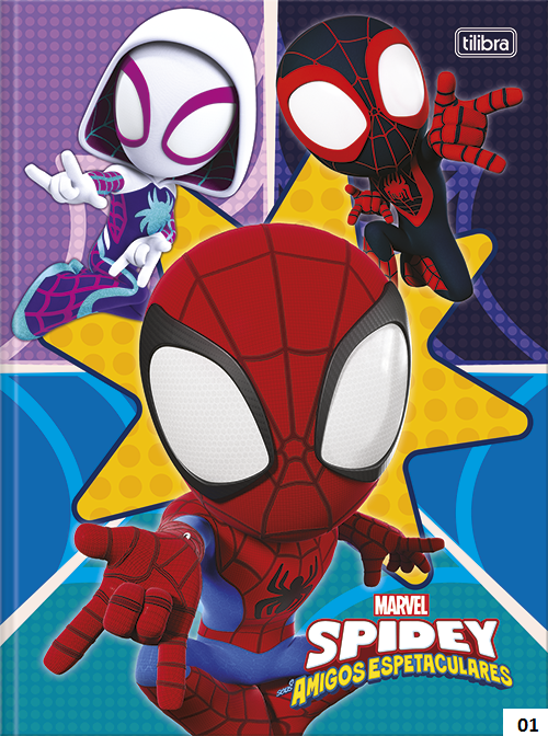 CADERNO BROCHURÃO SPIDEY 80FLS TILIBRA