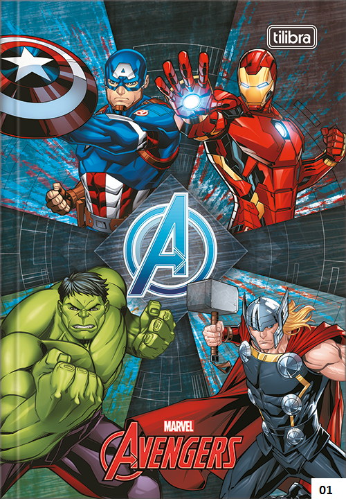 CADERNO BROCHURÃO AVENGERS TILIBRA 