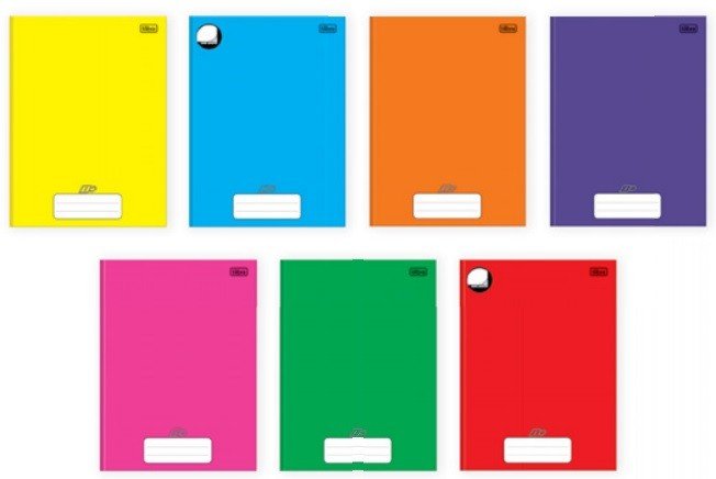 CADERNO BROCHURAO 48fls / 96fls *ENCAPADOS* TILIBRA