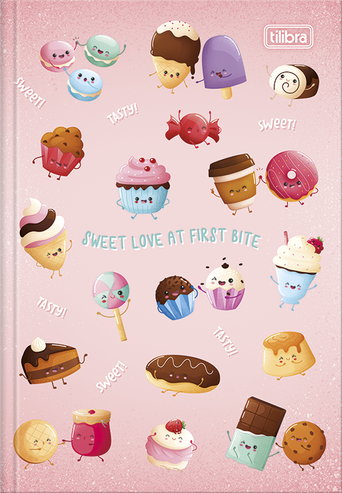 CADERNO BROCHURAO TASTE 80 FOLHAS TILIBRA