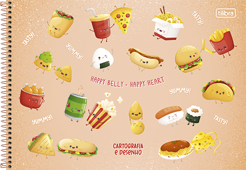 CADERNO DESENHO TASTE CD 80FLS TILIBRA