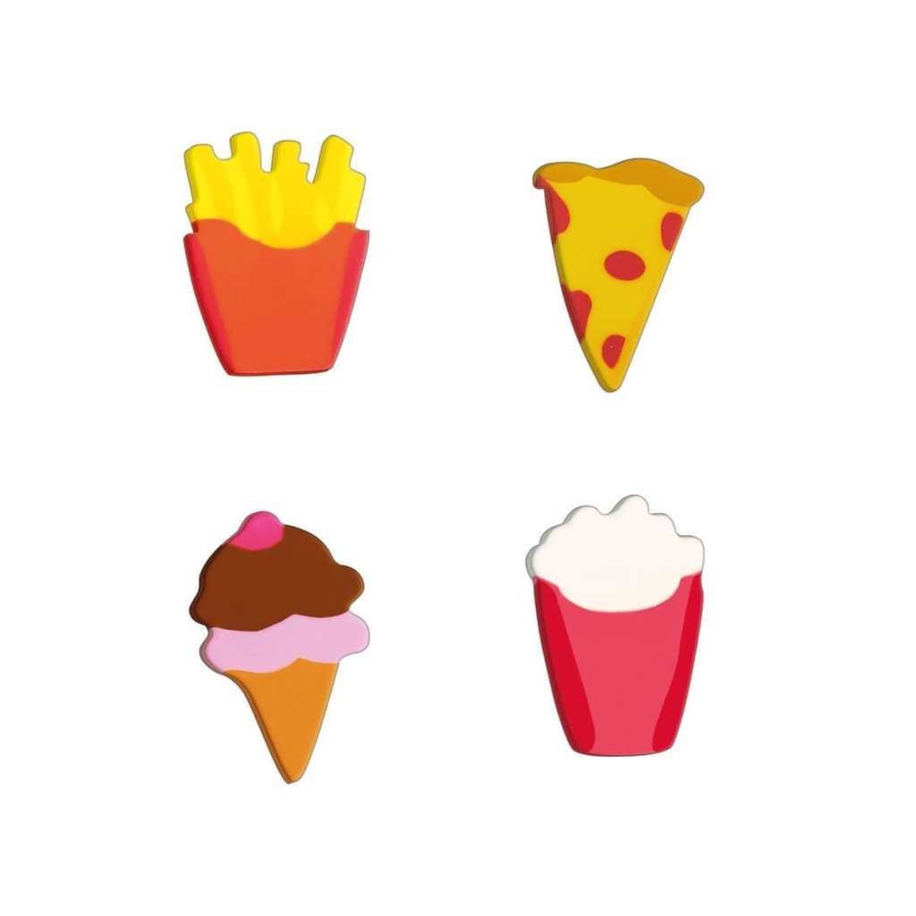 BORRACHA TILIBRA MINI FOODS 20UND