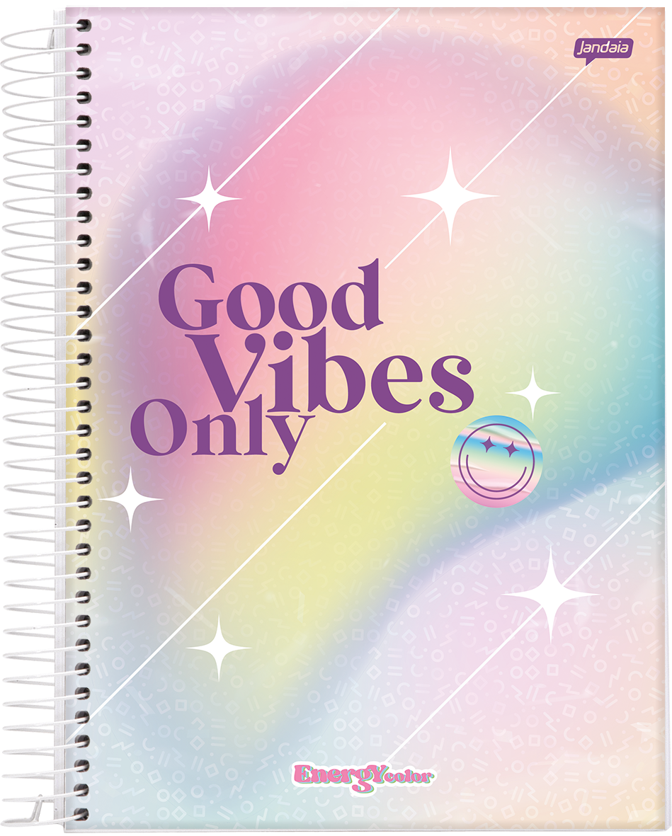 CADERNO UNIVERSITÁRIO ENERGY COLORS JANDAIA
