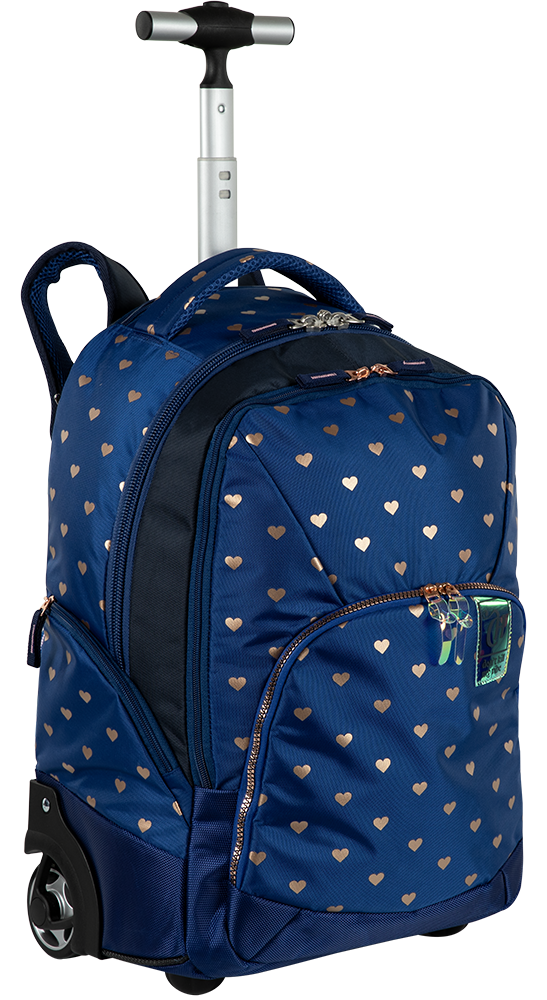 MOCHILA C/ RODAS CAPRICHO WISHES AZUL SESTINI