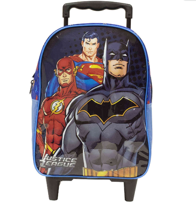 MOCHILA C/ RODAS LIGA DA JUSTICA R10730 XERYUS