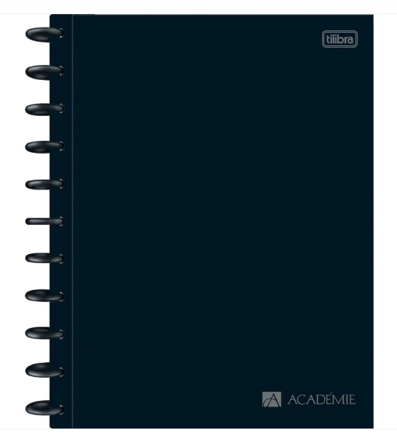CADERNO TILIDISCO ACADEMIE 10 MATERIAS 160 FOLHAS  TILIBRA