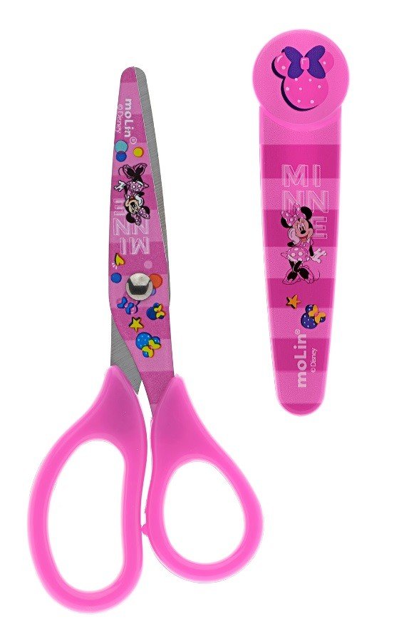 TESOURA ESCOLAR MINNIE MOLIN