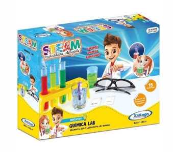 BRINQUEDO STEAM LABORATORIO QUIMICA XALINGO