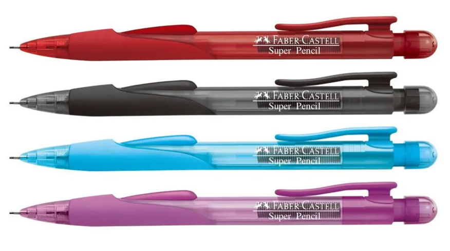 LAPISEIRA FABER CASTELL SUPER PENCIL CORES SORTIDAS