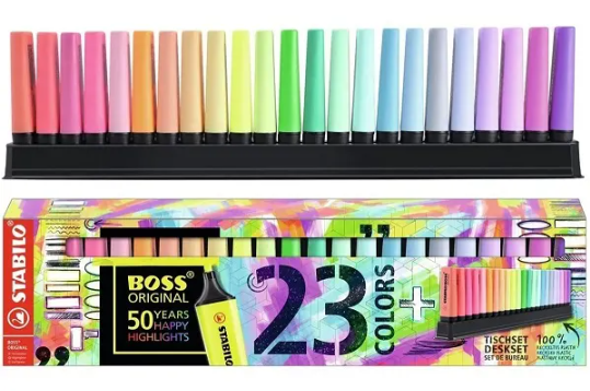 MARCA TEXTO STABILO BOSS KIT 23 UND