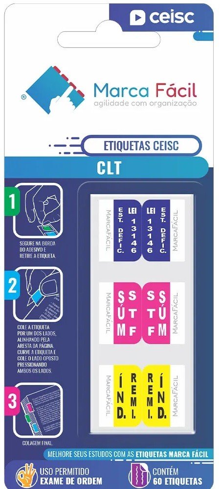 ETIQUETA CLT CEISC 60 UNDS MARCA FACIL