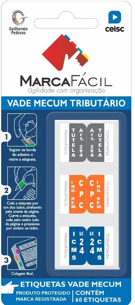 ETIQUETA VADE MECUM TRIBUTARIO CEISC MARCA FACIL