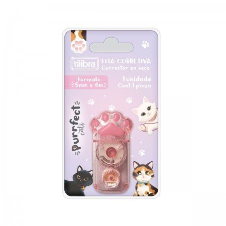 CORRETIVO FITA TILIBRA PURRFECT CATS 5MMX6M