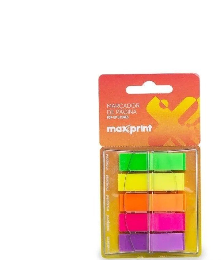 MARCADOR DE PAGINA POST-IT 5 CORES MAXPRINT