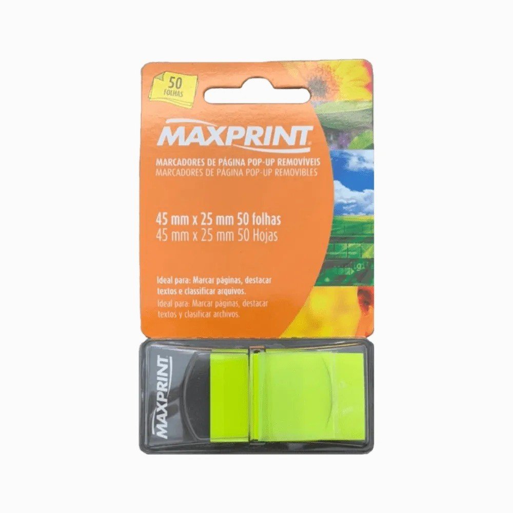 MARCADORES DE PAGINA POP-UP 45X24MM C/50FLS AMAREL