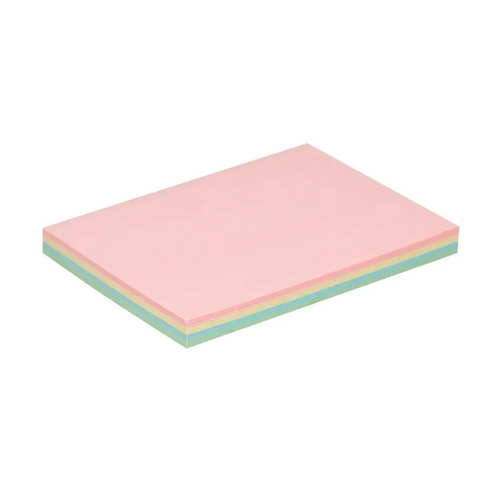 BLOCO RECADO AUTO ADESIVO 76X102M 100FL PASTEL 4 C