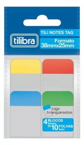 BLOCO TILI NOTES TAG 38MMX25MM TILIBRA