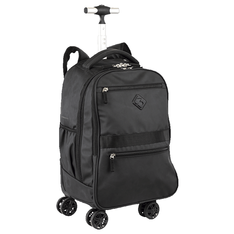 MOCHILA C/ RODAS ROLLING CRINKLE 360º HYDROBLOCK PRETA