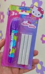 BORRACHA CANETA LEO&LEO HELLO KITTY +3 REFIS