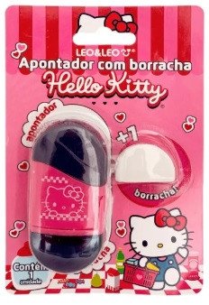 APONTADOR C/ BORRACHA LEO&LEO HELLO KITTY