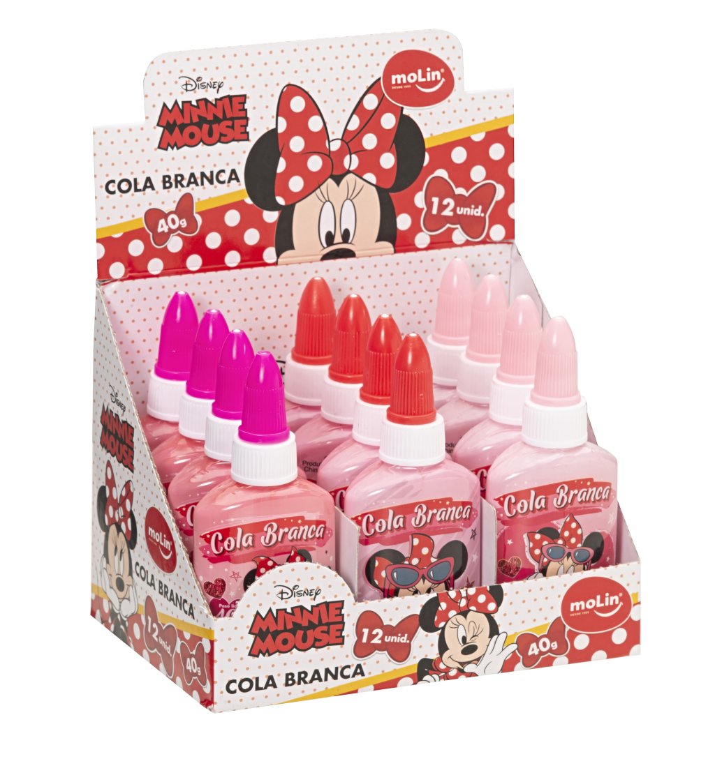 COLA BRANCA 40G MINNIE MOLIN