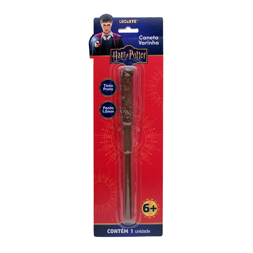 CANETA LEOARTE VARINHA HARRY POTTER