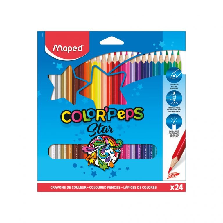 LAPIS DE COR MAPED COLOR´PEPS 24 CORES