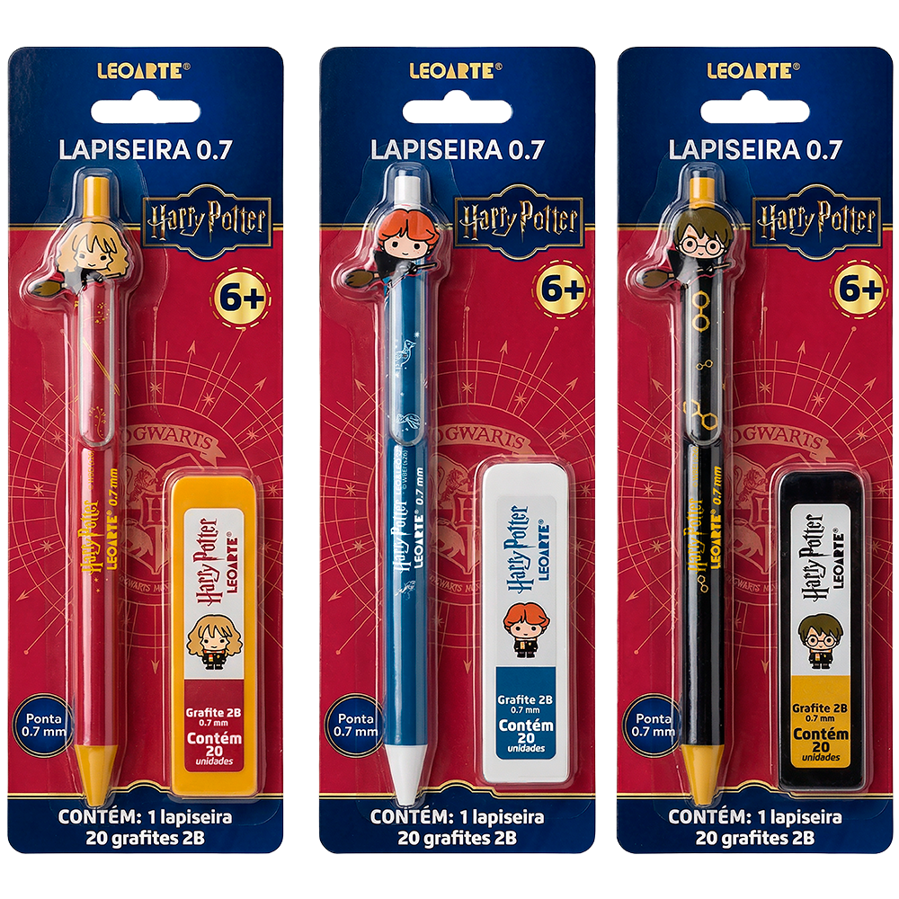 LAPISEIRA LEO&LEO 0,7MM HARRY POTTER C/ GRAFITE