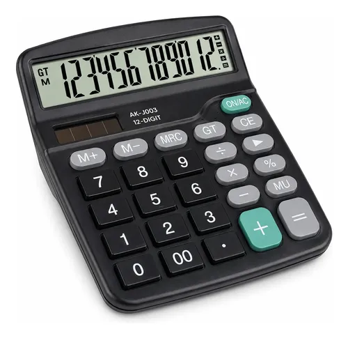 CALCULADORA AK-J003 12 DIGITOS TOMATE
