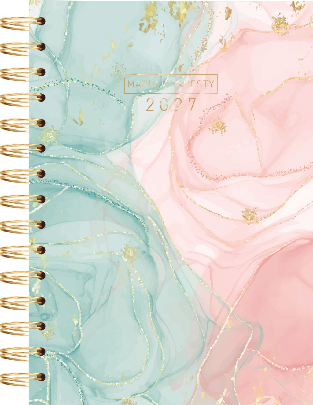 AGENDA KIT MARBLE IV 140X200MM 160FLS