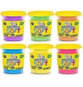 MASSA DE MODELAR ACRILEX POTE 150G