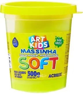  MASSA DE MODELAR ACRILEX POTE 500G