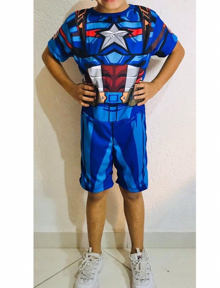 FANTASIA CAPITÃO AMÉRICA 