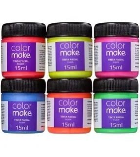 TINTA FACIAL NEON COR ÚNICA 15 ML 