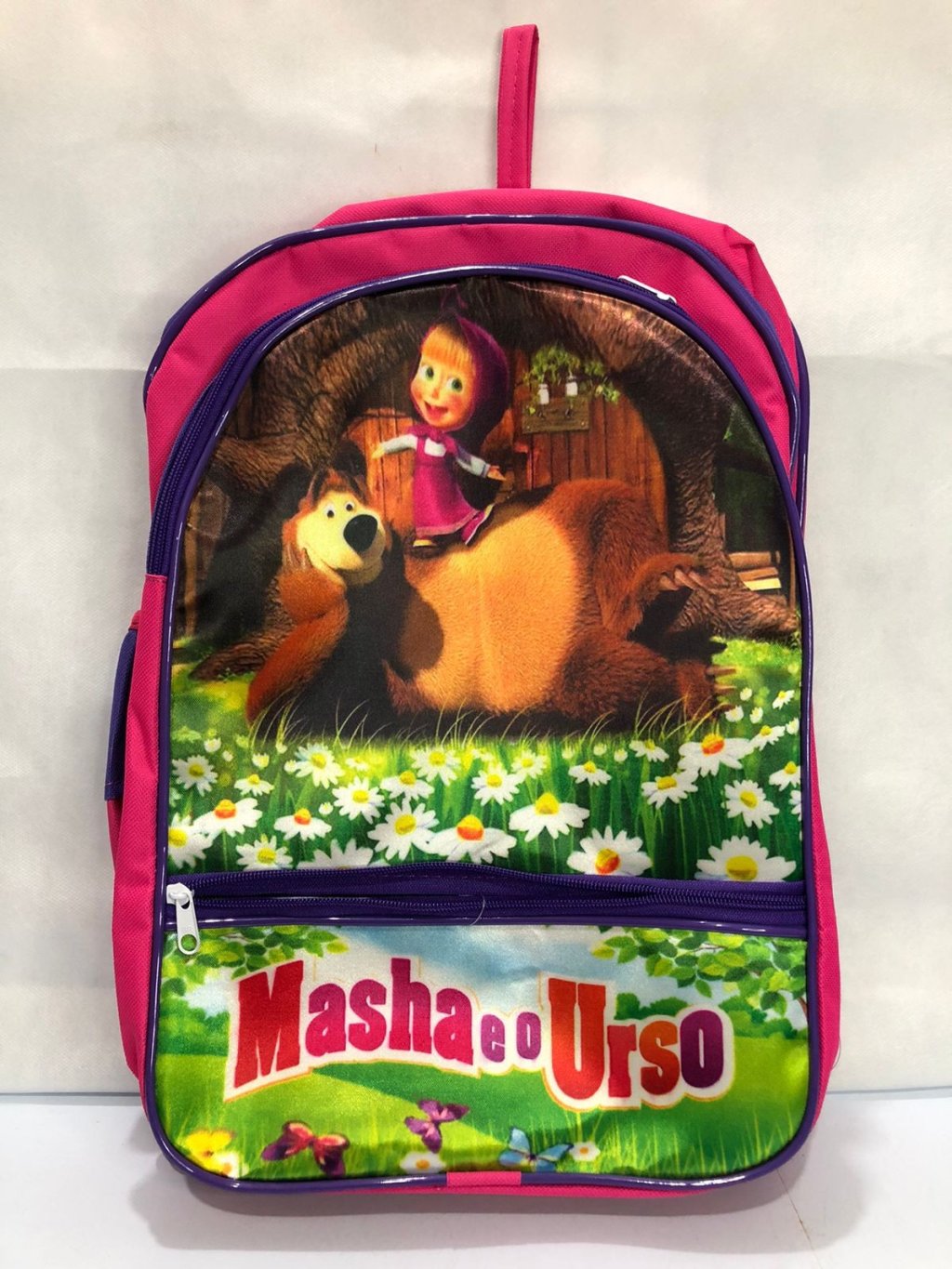 MOCHILA 40 CM MASHA E URSO 