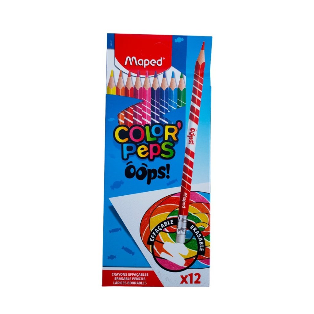 LÁPIS MAPED 12 C LISTRADO