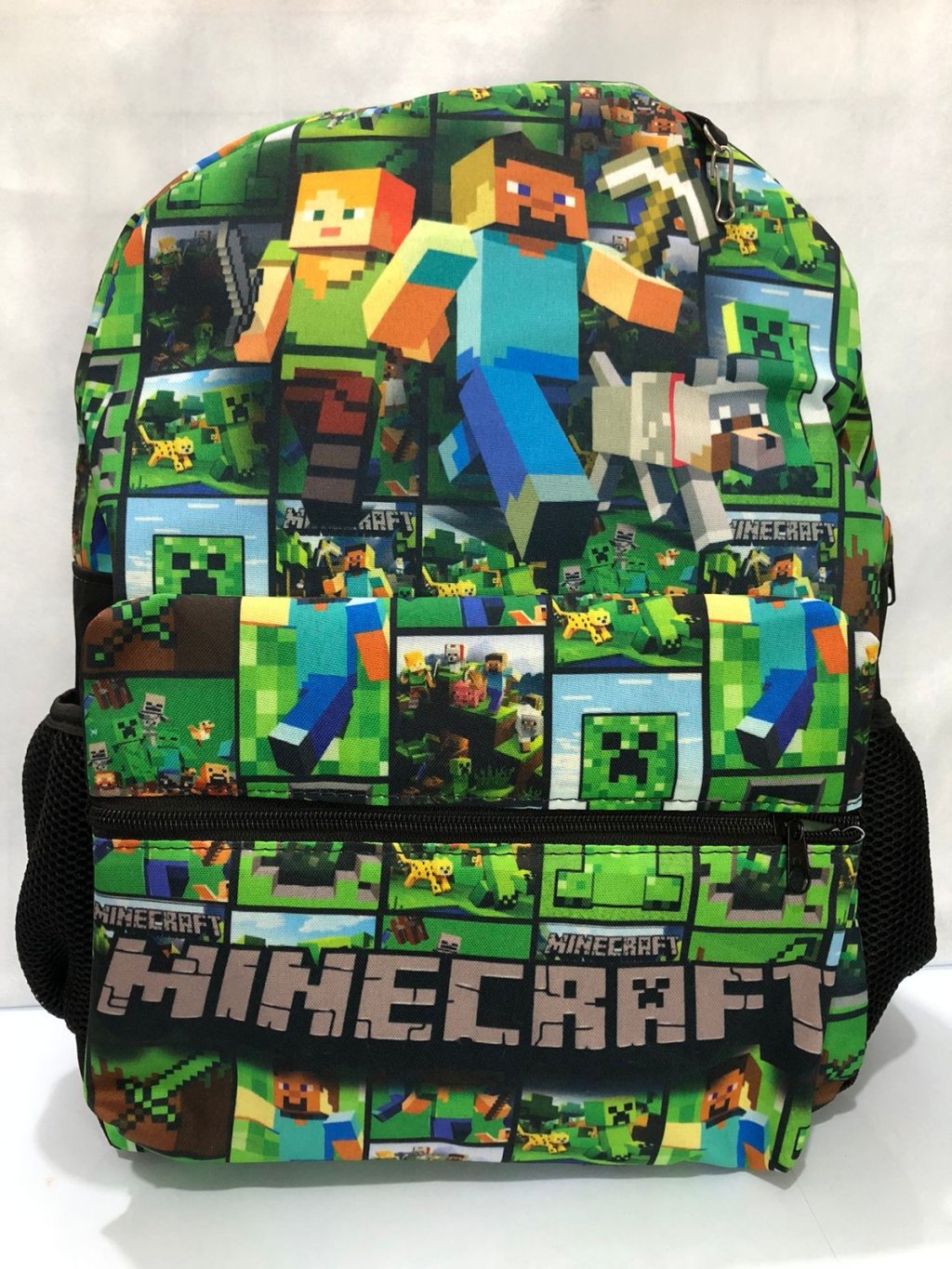 MOCHILA GRANDE 40 CM MINECRAFT
