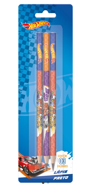 KIT LÁPIS  HOT WHEELS   C/3