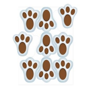 ADESIVO PÉ DE COELHO C/9 UNID 