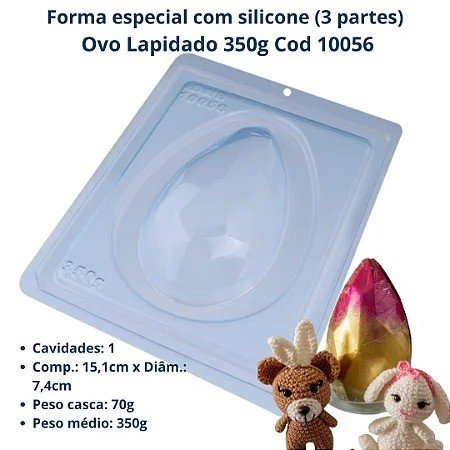 FORMA PARA CHOCOLATE - 350 GR (ACETATO)
