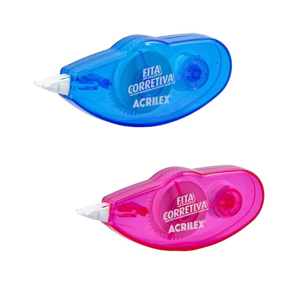 FITA CORRETIVA - (C/1) MODELOS AZUL E ROSA (6M X 5MM)