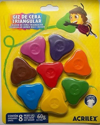 GIZ DE CERA TRIANGULAR - C/8